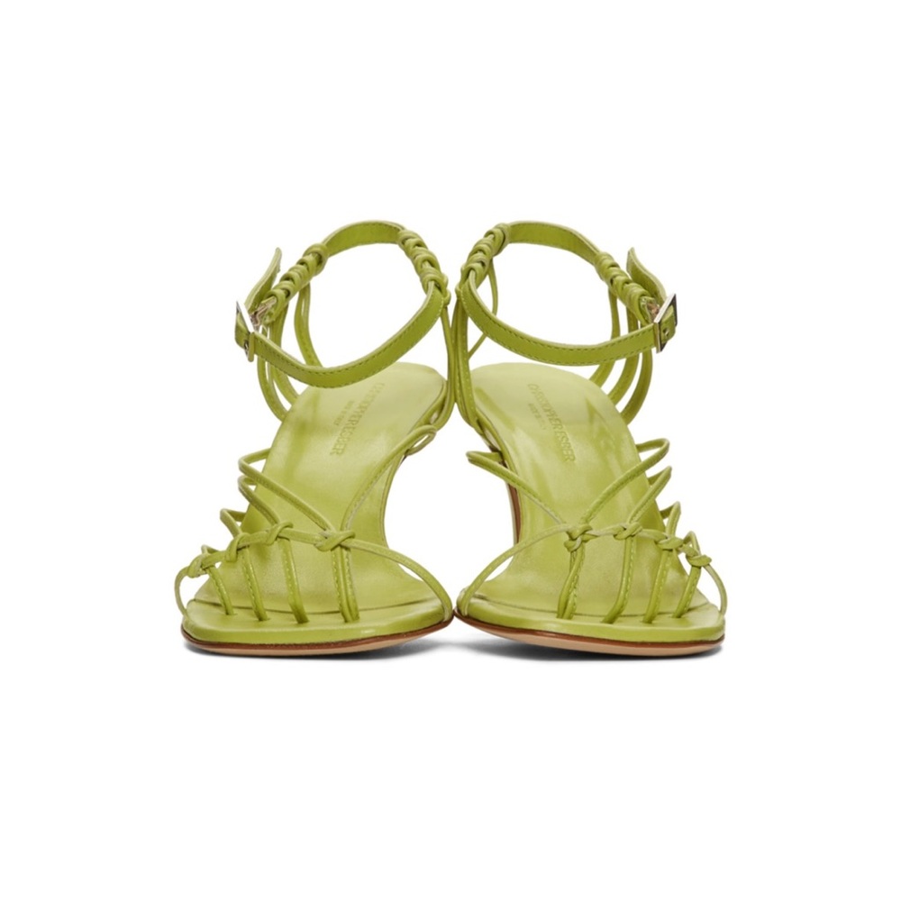 Christopher Esber Yellow Valletta Sandals